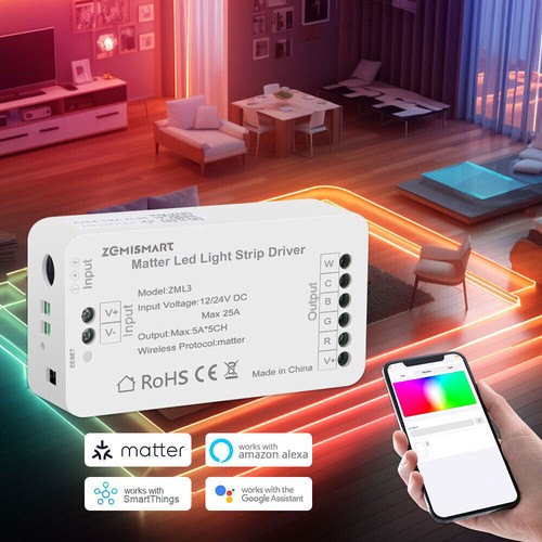 Matter wifi rgb cct striscia - wifi, rgb+cct