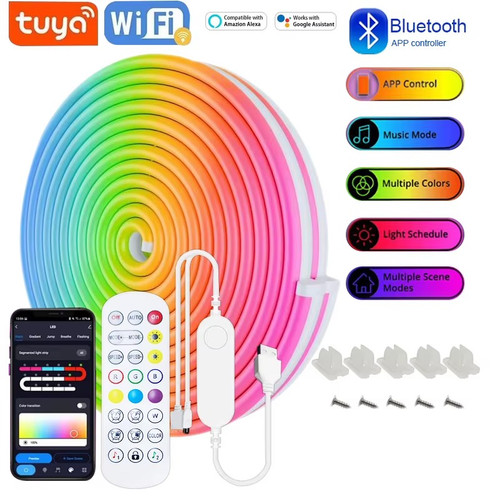 Striscia led neon luci rgb - striscia,