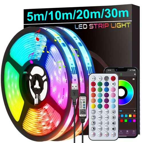 Striscia led luci - striscia, musica