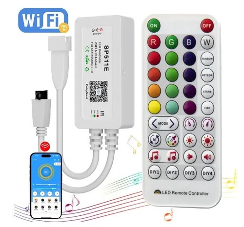 Controller led musicale wifi - led,