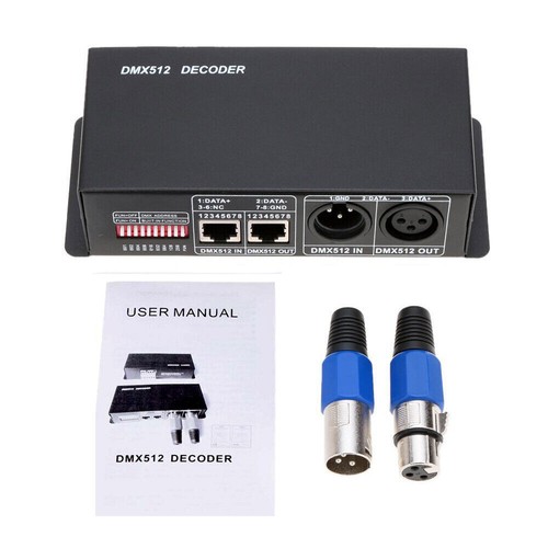 4ch dmx 512 decoder striscia - 4ch,